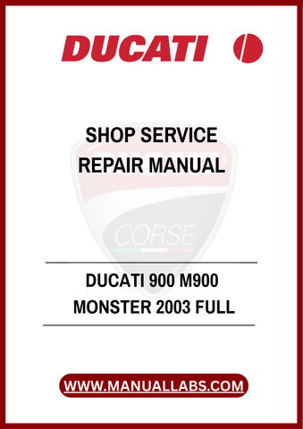 DON'T LET MINOR ISSUES TURN INTO MAJOR PROBLEMS. INVEST IN THE DUCATI 900 M900 MONSTER 2003 FULL SHOP SERVICE REPAIR MANUAL TODAY AND ENSURE YOUR BIKE REMAINS IN PEAK CONDITION 