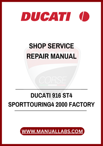 DON'T MISS OUT ON THE OPPORTUNITY TO ENHANCE YOUR DUCATI OWNERSHIP EXPERIENCE. DOWNLOAD THE DUCATI 916 ST4 SPORT TOURING 4 FACTORY SHOP SERVICE REPAIR MANUAL TODAY AND