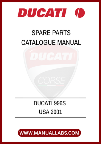 INVEST IN YOUR DUCATI EXPERIENCE TODAY BY SECURING THIS ESSENTIAL MANUAL. WITH THE DUCATI 996S USA 2001 SPARE PARTS CATALOGUE, YOU CAN CONFIDENTLY TACKLE ANY PROJECT
