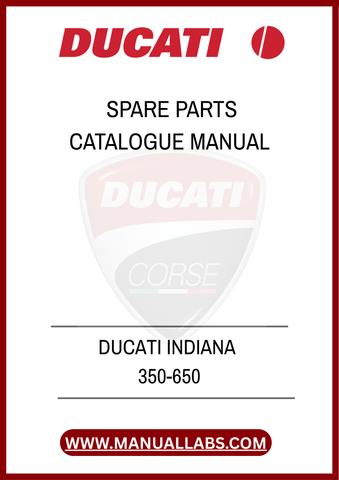 INVEST IN YOUR DUCATI'S LONGEVITY AND PERFORMANCE BY HAVING THIS INDISPENSABLE MANUAL ON HAND. DON'T MISS OUT ON THE OPPORTUNITY TO KEEP YOUR MOTORCYCLE IN PEAK CONDITION
