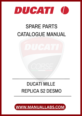 INVEST IN YOUR DUCATI'S LONGEVITY AND PERFORMANCE BY HAVING THIS INVALUABLE MANUAL AT YOUR FINGERTIPS. DON'T MISS OUT ON THE OPPORTUNITY TO ENHANCE YOUR MOTORCYCLE