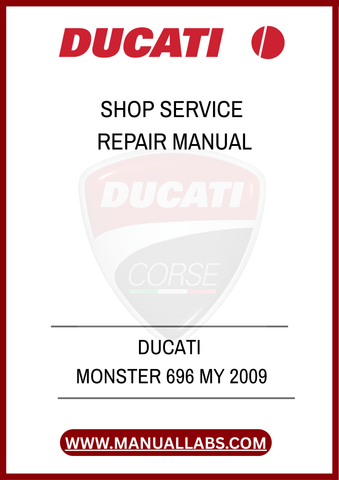 DON'T LET MINOR ISSUES TURN INTO MAJOR PROBLEMS. EQUIP YOURSELF WITH THE DUCATI MONSTER 696 MY 2009 SHOP SERVICE REPAIR MANUAL TODAY AND EXPERIENCE THE SATISFACTION 