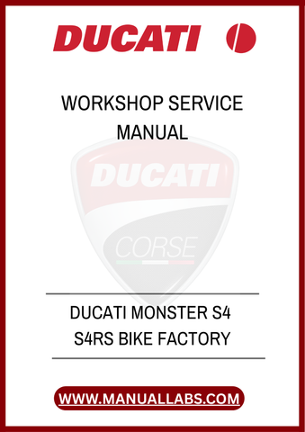 LET MINOR ISSUES TURN INTO MAJOR PROBLEMS. EQUIP YOURSELF WITH THE DUCATI MONSTER S4 S4RS FACTORY WORKSHOP SERVICE MANUAL TODAY AND EXPERIENCE THE SATISFACTION