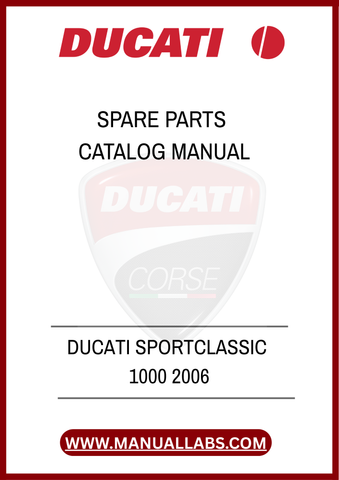 INVEST IN YOUR DUCATI'S LONGEVITY AND PERFORMANCE BY EQUIPPING YOURSELF WITH THIS INDISPENSABLE GUIDE. DOWNLOAD THE SPARE PARTS CATALOG MANUAL TODAY AND TAKE THE