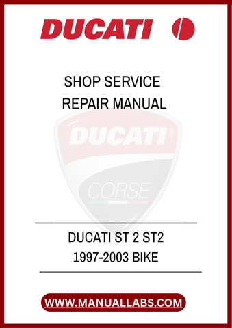DON'T LET MINOR PROBLEMS TURN INTO MAJOR HEADACHES. INVEST IN THE DUCATI ST 2 ST2 SERVICE REPAIR MANUAL TODAY AND ENSURE YOUR BIKE REMAINS IN PEAK CONDITION FOR YEARS
