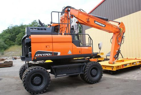 Daewoo Doosan DX170W Wheel Excavator Workshop Service Repair Manual SN: From 5001 - Manual labs