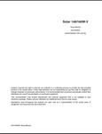 Daewoo Doosan Solar 140W-V, 160W-V Wheel Excavator Service Repair Manual