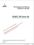 DEUTZ TCD 6.1 L6 4V DIESEL ENGINE 72618982 WORKSHOP SERVICE MANUAL - PDF FILE
