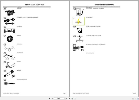 Discover the ultimate resource for maintaining your CLAAS XERION 12.650-12.590 TRAC 785 with our comprehensive Spare Parts Catalogue Manual. This PDF file is meticulously designed to provide you with detailed information on all parts, ensuring you have everything you need for efficient repairs and maintenance.
