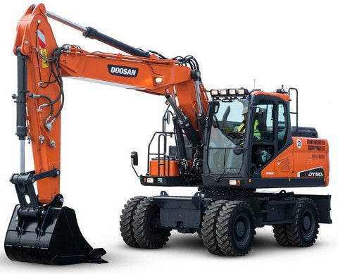 Doosan DX190W Wheeled Excavator Workshop Service Repair Manual (SN. from 5001) - Manual labs