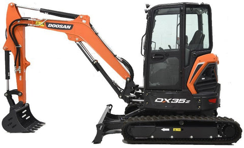 Doosan DX35Z Excavator Workshop Service Repair Manual (SN. from 5001) - Manual labs