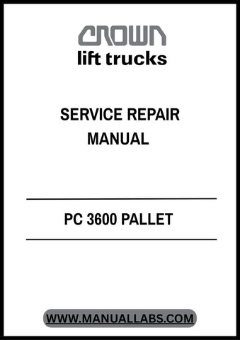 Enhance your maintenance capabilities with the CROWN FORKLIFT PC 3600 Pallet Service Repair Manual in PDF format. This comprehensive guide is designed specifically for the PC 3600 model, providing you with detailed instructions and diagrams to ensure efficient repairs and servicing.
