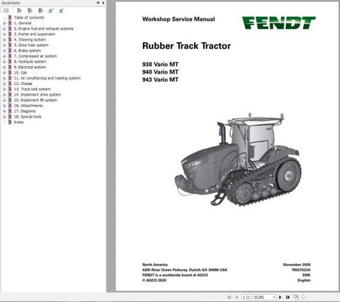 Unlock the full potential of your FENDT 900 MT GEN1 (T1-21, STAGE 5) with our comprehensive Workshop Service Manual in PDF format. This essential guide provides detailed insights into maintenance, troubleshooting, and repair procedures, ensuring your machinery operates at peak performance. With easy navigation and clear illustrations, you'll have the information you need at your fingertips, making it an invaluable resource for both professionals and enthusiasts. Don't miss out on the opportunity to enhance 
