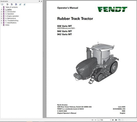 Unlock the full potential of your FENDT 900 MT S4 (T1-19, STAGE 5) with the comprehensive Operator’s Manual in PDF format. This essential guide provides detailed instructions, maintenance tips, and operational insights to ensure optimal performance and longevity of your machinery. Easily accessible and user-friendly, this manual is designed to enhance your understanding and efficiency, making it an indispensable resource for both new and experienced operators. Download your copy today and take the first ste