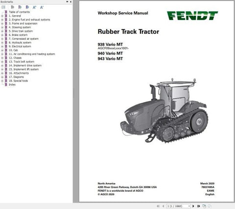 Unlock the full potential of your FENDT 900 MT S4 (T1-19, STAGE 5) with our comprehensive Workshop Service Manual in PDF format. This essential resource provides detailed insights into maintenance, troubleshooting, and repair procedures, ensuring your machinery operates at peak performance. With easy navigation and clear illustrations, this manual is designed for both seasoned professionals and DIY enthusiasts, making it an invaluable addition to your toolkit. Don't miss out on the opportunity to enhance yo