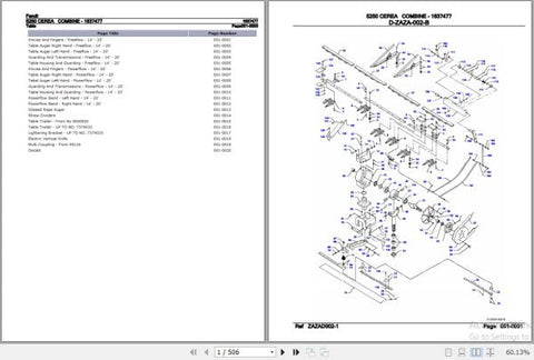 Discover the essential FENDT COMBINE 5250 CEREA Spare Parts Catalogue Manual, a comprehensive PDF file designed for efficient maintenance and repair of your machinery. This manual, dated July 2005, provides detailed diagrams and part numbers, ensuring you can easily identify and order the necessary components to keep your combine running smoothly. Enhance your operational efficiency and minimize downtime with this invaluable resource, perfect for both professionals and enthusiasts alike.