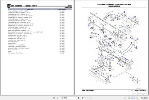 Discover the essential FENDT COMBINE 8300 8350 Spare Parts Catalogue Manual, a comprehensive PDF file designed for efficient maintenance and repair of your machinery. This manual, dated July 2005, provides detailed diagrams and part numbers, ensuring you can easily identify and order the right components for your FENDT combine. Streamline your repair process and keep your equipment running smoothly with this invaluable resource, perfect for both professionals and DIY enthusiasts. Don't miss out on the oppor
