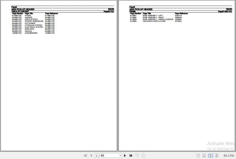 Enhance your farming efficiency with the Fendt Combine Pick-Up Header 4300 Spare Parts Catalogue Manual. This comprehensive PDF file, dated October 2020, provides detailed information on essential spare parts, ensuring you have the right components at your fingertips for optimal maintenance and repair. With clear illustrations and part numbers, this manual is an invaluable resource for keeping your equipment running smoothly and maximizing productivity in the field. Don't miss out on the opportunity to stre