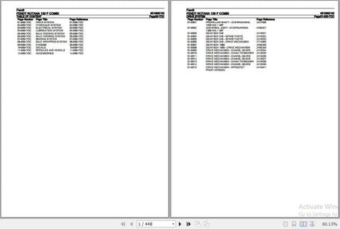 Discover the essential Fendt Fixed Chamber Baler Rotana 130 F Combi Spare Parts Catalogue Manual, a comprehensive PDF file designed for efficient maintenance and repair of your baler. This detailed manual, published in October 2020, provides you with easy access to vital information, including part numbers, diagrams, and specifications, ensuring you can keep your equipment running smoothly. Enhance your productivity and minimize downtime with this invaluable resource, tailored for both professionals and ent