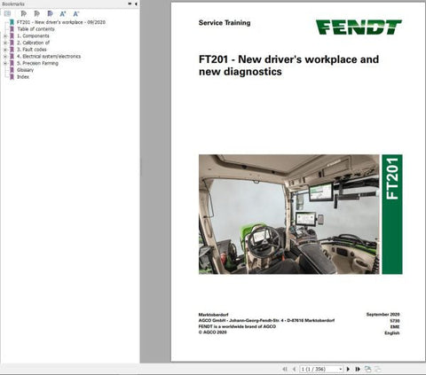 Discover the FENDT FT201 – NEW DRIVE’S WORKPLACE AND NEW DIAGNOSTICS 667527 SERVICE TRAINING MANUAL, a comprehensive PDF guide designed to enhance your understanding and operational efficiency of FENDT machinery. This manual provides in-depth insights into the latest drive systems and diagnostic tools, ensuring you stay ahead in maintenance and troubleshooting. Perfect for technicians and operators alike, it empowers you with the knowledge to optimize performance and reduce downtime. Elevate your expertise 