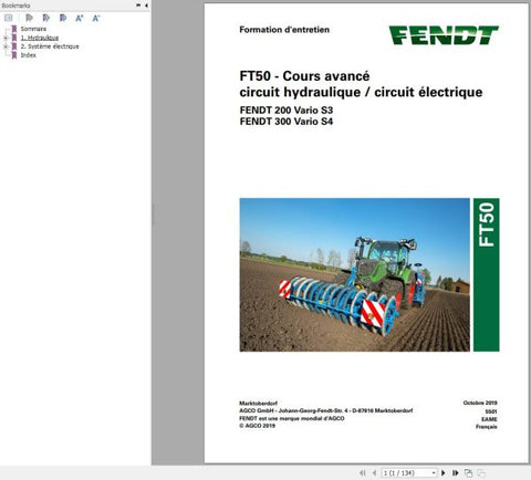 Enhance your technical expertise with the FENDT FT50 Advance Course Circuit Hydraulic 5501 Electrical Training Manual, available in a convenient PDF format. This comprehensive guide is designed for both students and professionals, offering in-depth insights into hydraulic systems and electrical components specific to the FENDT FT50 model. With clear illustrations and step-by-step instructions, you'll gain the knowledge needed to troubleshoot, maintain, and optimize performance, making it an essential resour