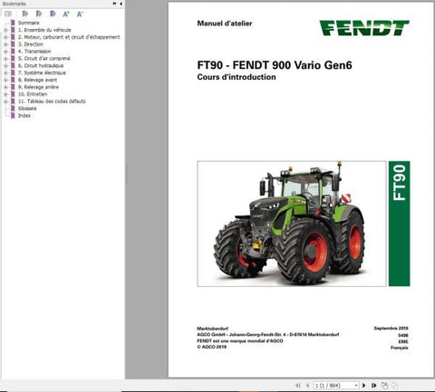 Unlock the full potential of your FENDT 900 VARIO MT 5614 with the comprehensive FENDT FT72 Training Manual, available in a convenient PDF format. This essential guide provides detailed insights into operation, maintenance, and troubleshooting, ensuring you maximize efficiency and performance. Whether you're a seasoned operator or new to the FENDT family, this manual is your go-to resource for mastering your equipment and enhancing productivity on the field. Don't miss out on the opportunity to elevate your