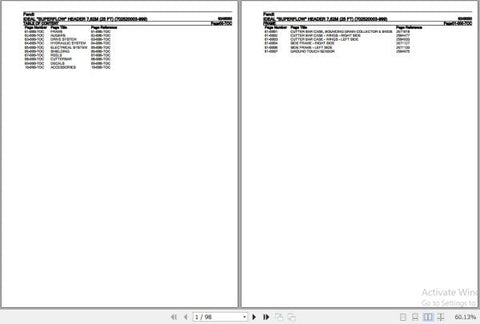 Discover the Fendt Harvesting Ideal Superflow Header 7.62m Spare Parts Catalogue Manual, a comprehensive PDF resource designed for efficient maintenance and repair of your harvesting equipment. This manual, dated May 2020, provides detailed diagrams and part numbers, ensuring you can easily identify and order the necessary components to keep your machinery running smoothly. Enhance your operational efficiency and minimize downtime with this essential guide, tailored specifically for the Fendt Ideal Superflo