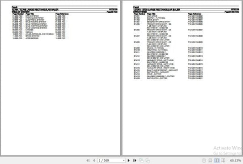 Discover the essential FENDT Large Rectangular Baler 1270N/1270S Spare Parts Catalogue Manual, a comprehensive PDF resource designed for efficient maintenance and repair of your baler. This manual, dated August 2012, provides detailed diagrams and part numbers, ensuring you can easily identify and order the necessary components to keep your equipment running smoothly. Enhance your operational efficiency and minimize downtime with this invaluable tool for any FENDT baler owner.