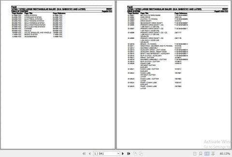 Discover the essential FENDT Large Rectangular Baler 1270N/1270S Spare Parts Catalogue Manual, a comprehensive PDF resource designed for efficient maintenance and repair of your baler. This manual, dated August 2019, provides detailed diagrams and part numbers, ensuring you can easily identify and order the necessary components to keep your equipment running smoothly. Enhance your operational efficiency and minimize downtime with this invaluable tool, perfect for farmers and agricultural professionals looki