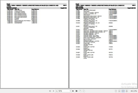 Discover the essential FENDT Large Rectangular Baler Spare Parts Catalogue Manual, designed specifically for models 1290N, 1290S, 1290NXD, and 1290SXD. This comprehensive PDF file, updated as of June 2020, provides detailed information on all necessary spare parts, ensuring you maintain optimal performance and longevity of your baler. With easy navigation and clear illustrations, this manual is an invaluable resource for operators and technicians alike, making repairs and maintenance straightforward and eff