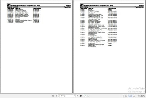 Discover the essential Fendt Large Rectangular Baler 870 Spare Parts Catalogue Manual (79036425) in a convenient PDF format, designed for easy access and reference. This comprehensive manual, dated August 2014, provides detailed information on parts and components, ensuring you can maintain and repair your baler with confidence. Streamline your maintenance process and enhance the longevity of your equipment with this invaluable resource, perfect for farmers and technicians alike. Don't miss out on the oppor