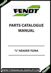 Discover the FENDT "L" Header 712NA Parts Catalogue Manual, an essential resource for maintaining and servicing your FENDT machinery. This comprehensive manual covers serial numbers 712/00101-00200 and 01001-08000, ensuring you have the precise information needed for optimal performance.