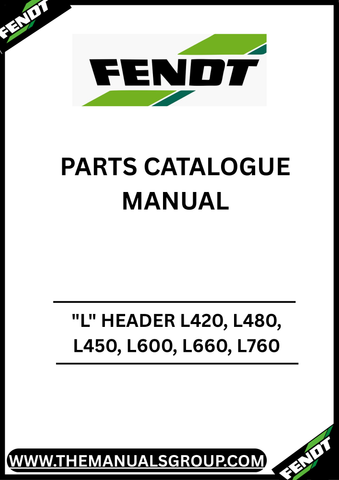 Discover the essential FENDT "L" Header Parts Catalogue Manual, designed specifically for models L420, L450, L480, L600, L660, and L760. This comprehensive manual covers serial numbers 14, 16, 18, 20, 22, and 25, ensuring you have the right information at your fingertips for efficient maintenance and repairs.