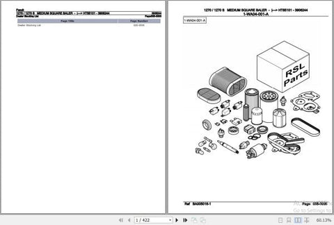 Discover the essential FENDT MEDIUM SQUARE BALER 1270 1270 S Spare Parts Catalogue Manual, a comprehensive PDF file designed for efficient maintenance and repair of your baler. This manual, dated July 2011, provides detailed diagrams and part numbers, ensuring you can easily identify and order the necessary components to keep your equipment running smoothly. Enhance your operational efficiency and minimize downtime with this invaluable resource, tailored specifically for FENDT balers. Perfect for operators 