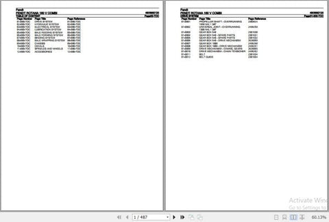 Discover the essential FENDT ROUND BALER ROTANA 160 V COMBI Spare Parts Catalogue Manual, a comprehensive PDF file designed for efficient maintenance and repair of your baler. This detailed guide, published in October 2020, provides you with easy access to crucial parts information, ensuring your equipment operates at peak performance. With clear illustrations and part numbers, you can quickly identify and order the necessary components, minimizing downtime and maximizing productivity. Invest in this invalu