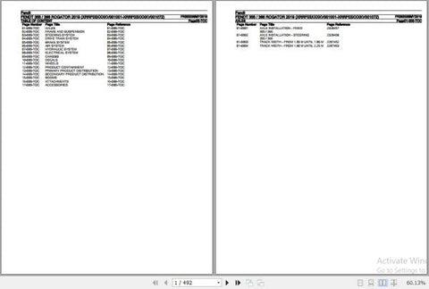 Discover the essential Fendt Sprayer 355 366 Rogator FR355366MY2019 Spare Parts Catalogue Manual, a comprehensive PDF resource designed for efficient maintenance and repair of your sprayer. This manual provides detailed diagrams, part numbers, and specifications, ensuring you have all the information needed to keep your equipment running smoothly. With easy navigation and a user-friendly format, this digital guide is a must-have for any operator looking to enhance performance and extend the lifespan of thei