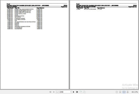Discover the essential FENDT SPRAYER RG1300C, ROGATOR CHASSIS 652464 Spare Parts Catalogue Manual, designed for 2018-2021 models. This comprehensive PDF file serves as your go-to resource for identifying and sourcing the right spare parts, ensuring your sprayer operates at peak performance. With detailed diagrams and part numbers, you can easily navigate through the components, saving you time and effort in maintenance and repairs. Invest in this invaluable manual today to keep your equipment running smooth