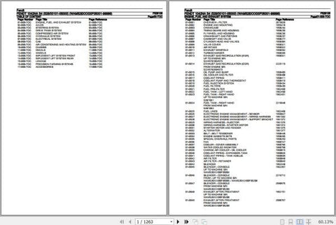 Discover the essential Fendt Tractor 1042NA S4 Spare Parts Catalogue Manual, a comprehensive PDF file designed for easy navigation and quick reference. This manual, dated November 2019, provides detailed diagrams and part numbers, ensuring you can efficiently identify and order the necessary components for your tractor. Enhance your maintenance routine and keep your equipment running smoothly with this invaluable resource, perfect for both professionals and enthusiasts alike