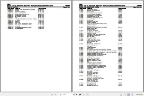 Discover the essential Fendt Tractor 1046NA Gen2 Spare Parts Catalogue Manual, a comprehensive PDF file designed for easy access to vital information. This manual, dated February 2020, provides detailed diagrams and part numbers, ensuring you can quickly identify and order the necessary components for your tractor. Enhance your maintenance efficiency and keep your equipment running smoothly with this indispensable resource, perfect for both professionals and enthusiasts alike.
