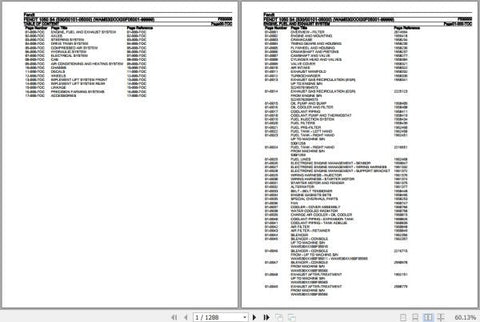 Discover the essential Fendt Tractor 1050 S4 F530000 Spare Parts Catalogue Manual, a comprehensive PDF guide designed for efficient maintenance and repair of your tractor. This manual, dated November 2019, provides detailed diagrams and part numbers, ensuring you can easily identify and order the right components for your machine. Enhance your tractor's performance and longevity with this invaluable resource, perfect for both professionals and enthusiasts alike. Don't miss out on the opportunity to keep you