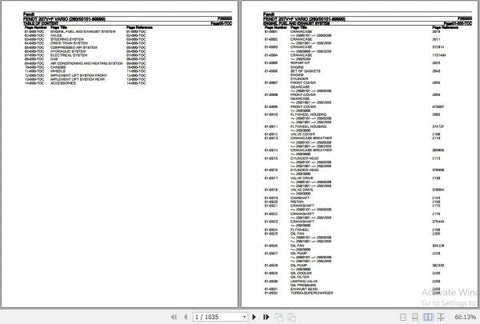 Discover the essential Fendt Tractor 207V+F Vario Spare Parts Catalogue Manual, a comprehensive PDF guide designed for efficient maintenance and repair of your machinery. This manual, dated January 2020, provides detailed diagrams and part numbers, ensuring you can easily identify and order the right components for your tractor. Enhance your operational efficiency and prolong the life of your equipment with this invaluable resource, perfect for both professionals and enthusiasts alike. Don't miss out on the