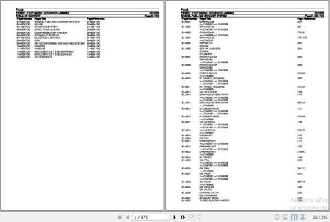 Discover the essential Fendt Tractor 211P Vario Spare Parts Catalogue Manual, designed specifically for the 2020 model. This comprehensive guide provides detailed diagrams and part numbers, ensuring you can easily identify and order the right components for your tractor. Enhance your maintenance routine and keep your equipment running smoothly with this invaluable resource, perfect for both professionals and enthusiasts alike