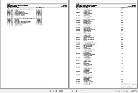 Discover the essential Fendt Tractor 414 Vario F403000 Spare Parts Catalogue Manual, a comprehensive PDF file designed for easy navigation and quick reference. This manual provides detailed diagrams and part numbers, ensuring you can efficiently identify and order the necessary components for your tractor. Perfect for both professionals and DIY enthusiasts, this resource will help you maintain your equipment's performance and longevity, making it an invaluable addition to your maintenance toolkit. Don't mis