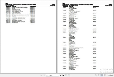 Discover the essential Fendt Tractor 512 Vario SCR F413000 Spare Parts Catalogue Manual, a comprehensive PDF file designed for easy navigation and quick reference. This manual provides detailed diagrams and part numbers, ensuring you can efficiently identify and order the necessary components for your tractor. Perfect for both professionals and DIY enthusiasts, this resource will help you maintain your equipment's performance and longevity, making it an invaluable addition to your maintenance toolkit. Don't