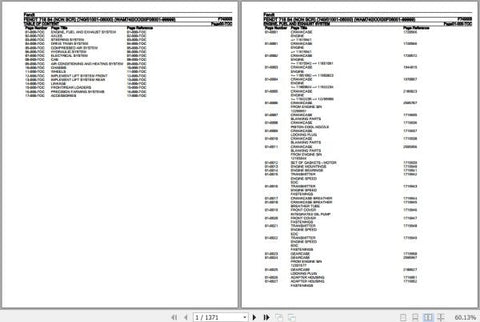 Discover the ultimate resource for maintaining your Fendt Tractor 718 S4 with the comprehensive Spare Parts Catalogue Manual (F740003) in PDF format, dated October 2020. This meticulously organized manual provides detailed diagrams and part numbers, ensuring you can easily identify and order the exact components you need for optimal performance. Whether you're a professional mechanic or a dedicated
