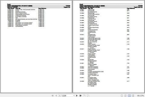 Discover the essential Fendt Tractor 820Greentec F731004 Spare Parts Catalogue Manual, a comprehensive PDF file designed for efficient maintenance and repair of your machinery. This manual, dated November 2018, provides detailed diagrams