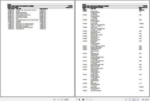 Discover the essential Fendt Tractor 822 Vario SCR F833000 Spare Parts Catalogue Manual, a comprehensive PDF resource designed for efficient maintenance and repair