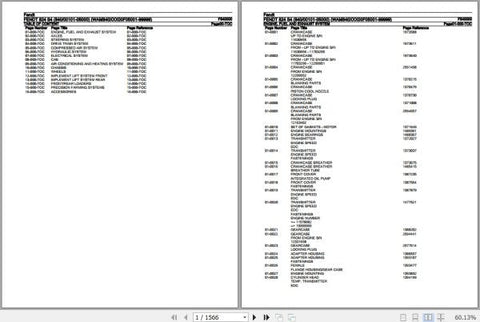 Discover the ultimate resource for maintaining your Fendt Tractor 824 S4 with our comprehensive Spare Parts Catalogue Manual. This PDF file, dated October 2019, is meticulously designed to provide you with detailed information on all components