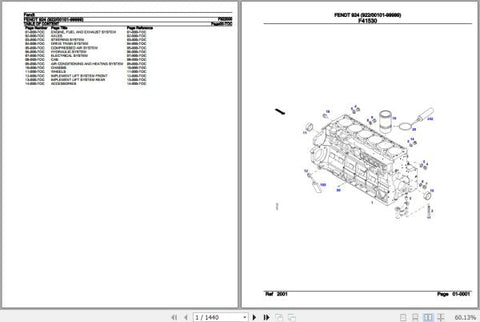 Discover the essential Fendt Tractor 924 F922000 Spare Parts Catalogue Manual, a comprehensive PDF resource designed for efficient maintenance and repair. This manual is your go-to guide for identifying and sourcing the right spare parts, ensuring your tractor operates at peak performance.