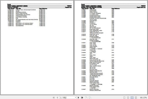 Discover the essential Fendt Tractor 926NA F926107 Spare Parts Catalogue Manual, a comprehensive PDF file designed for efficient maintenance and repair of your tractor. This
